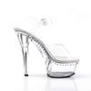 Pleaser - KISS208LS Sandale à bride à la cheville, Pole dance chaussures - Chaussures de pole dance - Noir Product image